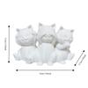 3D Printed Desktop Cat Decorations Creative Cat Ornament Simple Three Cat Statues  Gift
