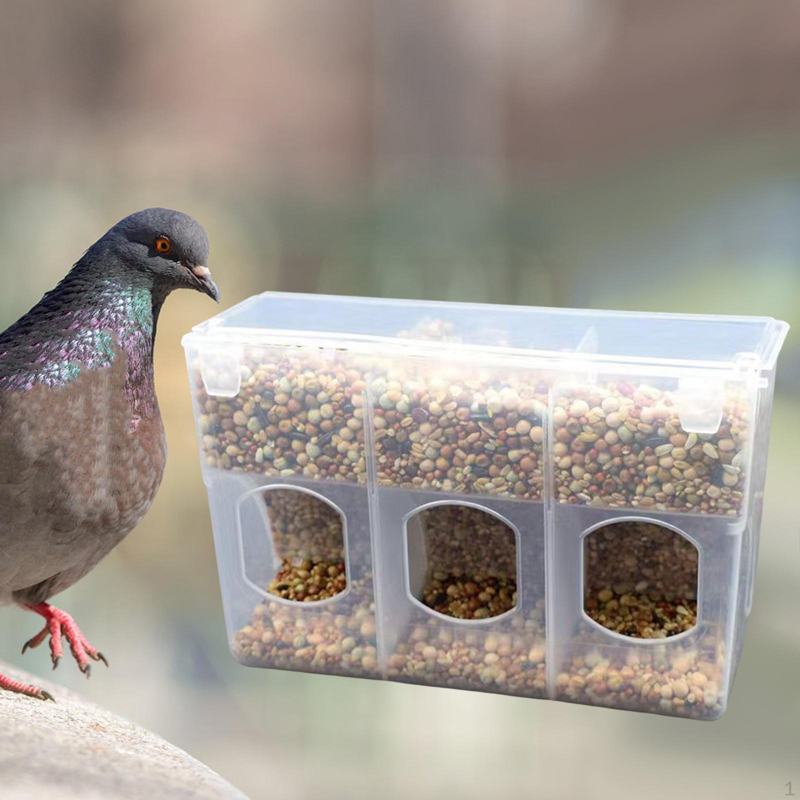 

Автоматическая кормушка для птиц, контейнер для еды, клетка для кормления попугаев, аксессуары для малых и средних птиц three hole