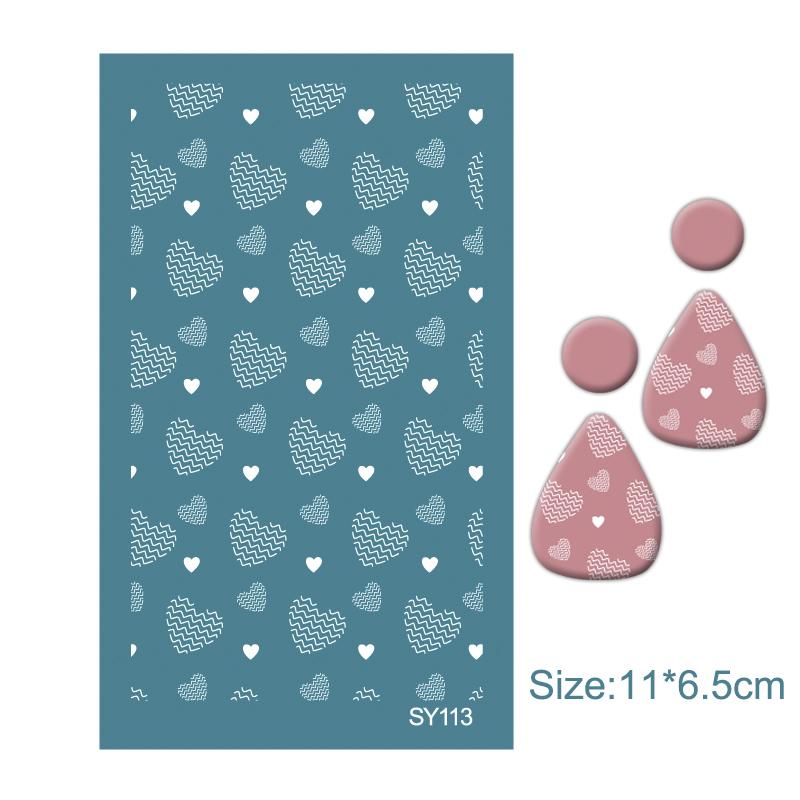 

11*6.5cm/15*9cm Silk Screen Stencil Silkscreen Print Kit for Printing Clay Stamps Polymer Clay Tool Jewelry Earring Making Decor