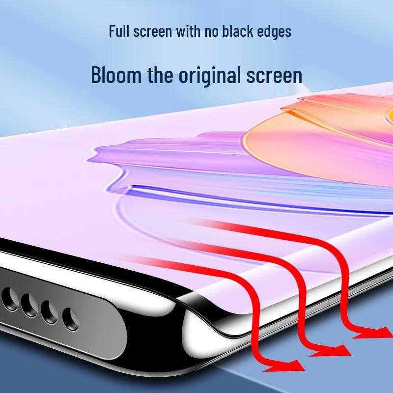 Honor 80/80 Pro Tempered Glass Screen Protector, Full Coverage, UV Glue, Anti-Fall Protection