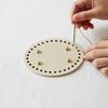 1Pc/Lot Colorful Long Pu Leather Bag Bottom Hand-Woven Bag Rivets Baseplate For Diy Handbag Cushion Pad Base Accessories