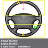 Hand Sewing Car Steering Wheel Cover For Toyota Land Cruiser 1995 - 2007 Tacoma