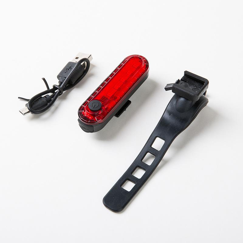 Mini-LED-Fahrrad-Frontlicht XPG LED-Fahrradlampe mit USB-Aufladung und eingebautem Akku, Fahrrad-Taschenlampe mit Rücklicht, Fahrradlichter