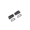 Black Brushed 4X Dashboard Air Outlet Vent CoverTrim For Toyota RAV4 -