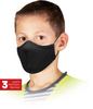 Reusable Face Mask For Children / Black / Mas-Safer-Kids B