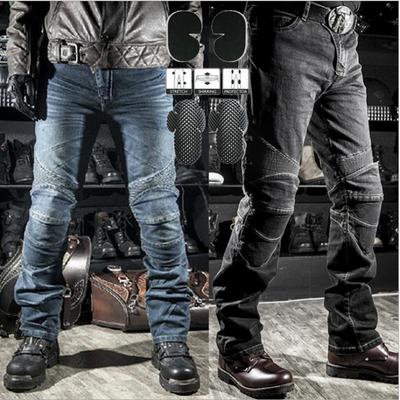 Motorcycle Racing Pants Men With Integrated Protection Gear Off-Road Dirt Bike Riding Trousers Breathable Abrasion-Resistant