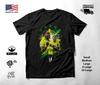 Brazil Number 11 Green Stars Collage Soccer T-Shirt Black Unisex S-2XL