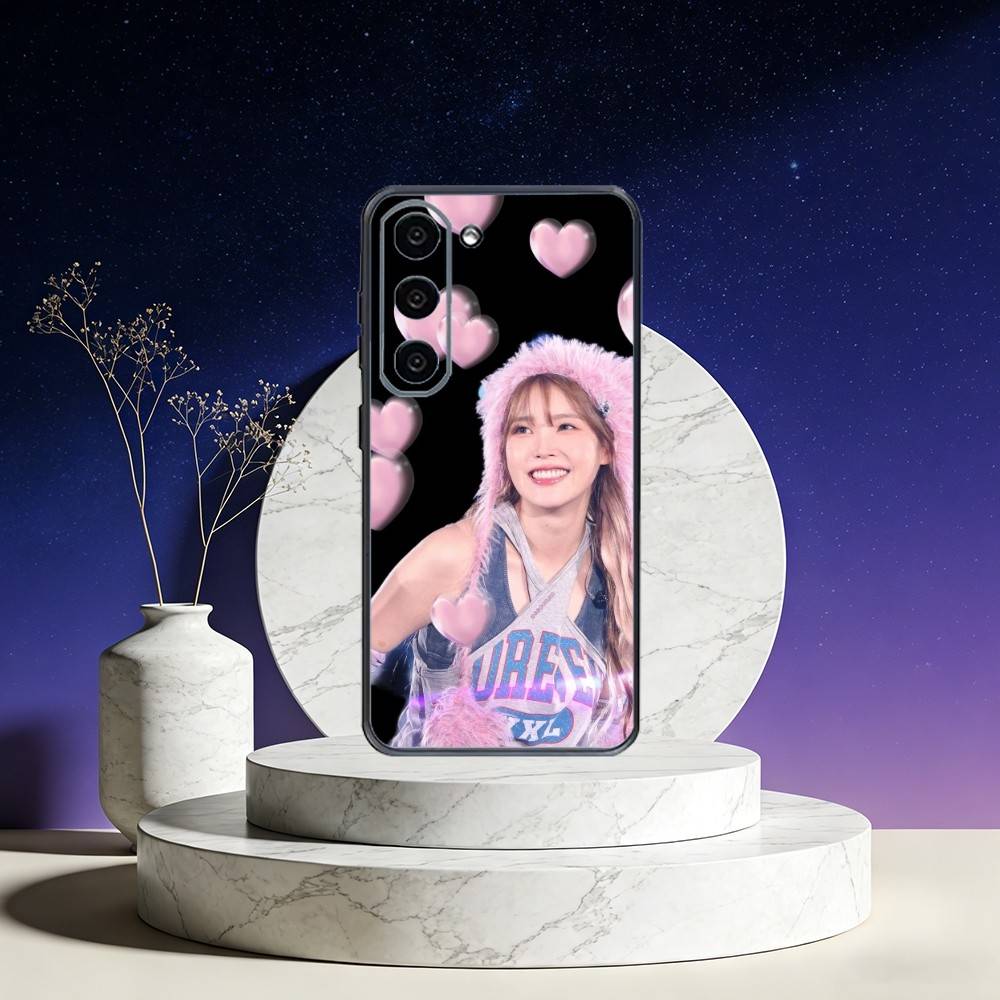 S-Singer I-IU L-Lee-Ji-Eun Phone Case For Samsung Galaxy A73,A72,A71,A70,A53,A52,A51,Others Soft Black Cover Samsung a20s