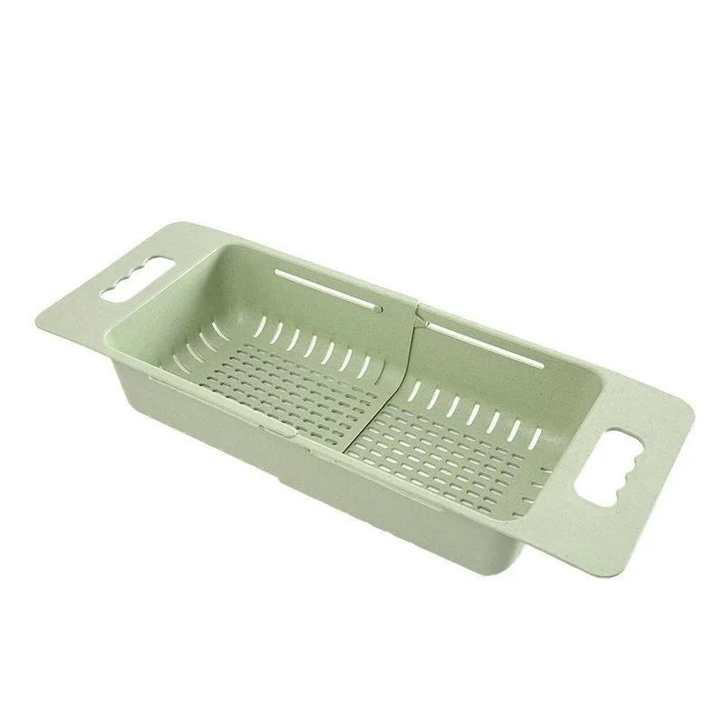 Telescopic Sink Shelf Drainer Rack Kitchen Organizer Soap Sponge Holder Towel Rack Storage Organizer Basket Gadgets Accessories