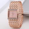 New Fashion Women Watches Simple Rhinestone Square Quartz Watch Casual Bracelet Women Watch Clock Dress Watches Relogio Feminino