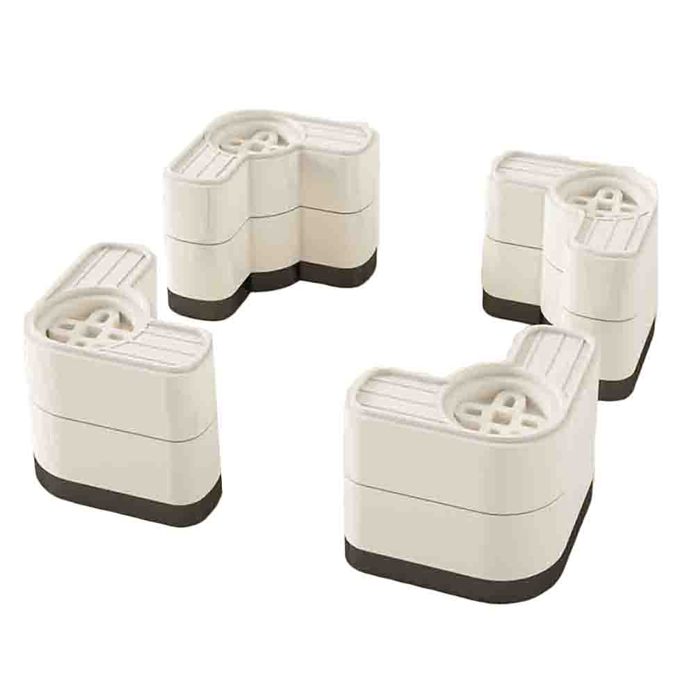 Waschmaschinenfußpolster Basis Höhe Ständer Verstellbar Leise Rutschfest Antivibration Basis Kühlschrank Feste Stützständer