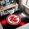 Eintracht Frankfurt Muster Teppich, Innen-/Außenmatte, für Picknick, Spielzimmer, Schlafzimmer, Büro, Wohnzimmer, Heimdeko Teppich, Geburtstagsgeschenk