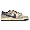 Nike Dunk Abrasion Resistant Low Top Skateboard Shoes Unisex Beige Brown DD1391-100(Team1192-2)