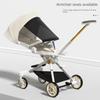Baby Trolley3To6Portable Foldable-Year-Old Baby Can Sit and Lie Baby Walking Car Height