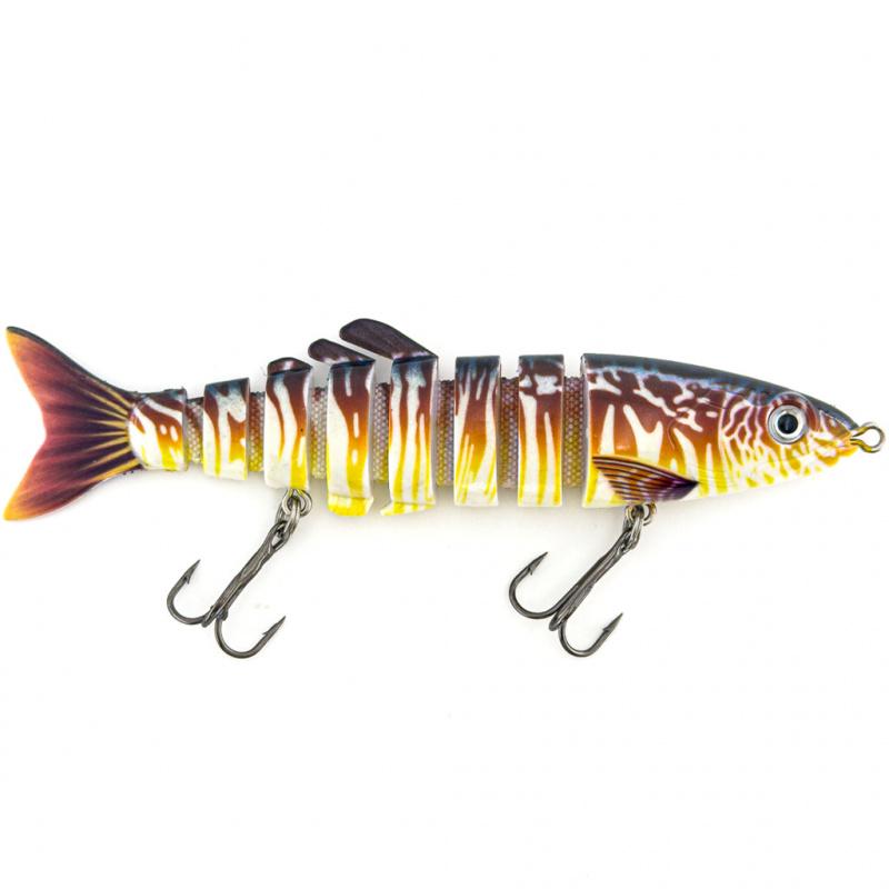 8-Section Lure Biomimetic Segmented Bait Submerged In Water For Long-Distance Freshwater Sea Fishing, Including Perch Fishing Gear