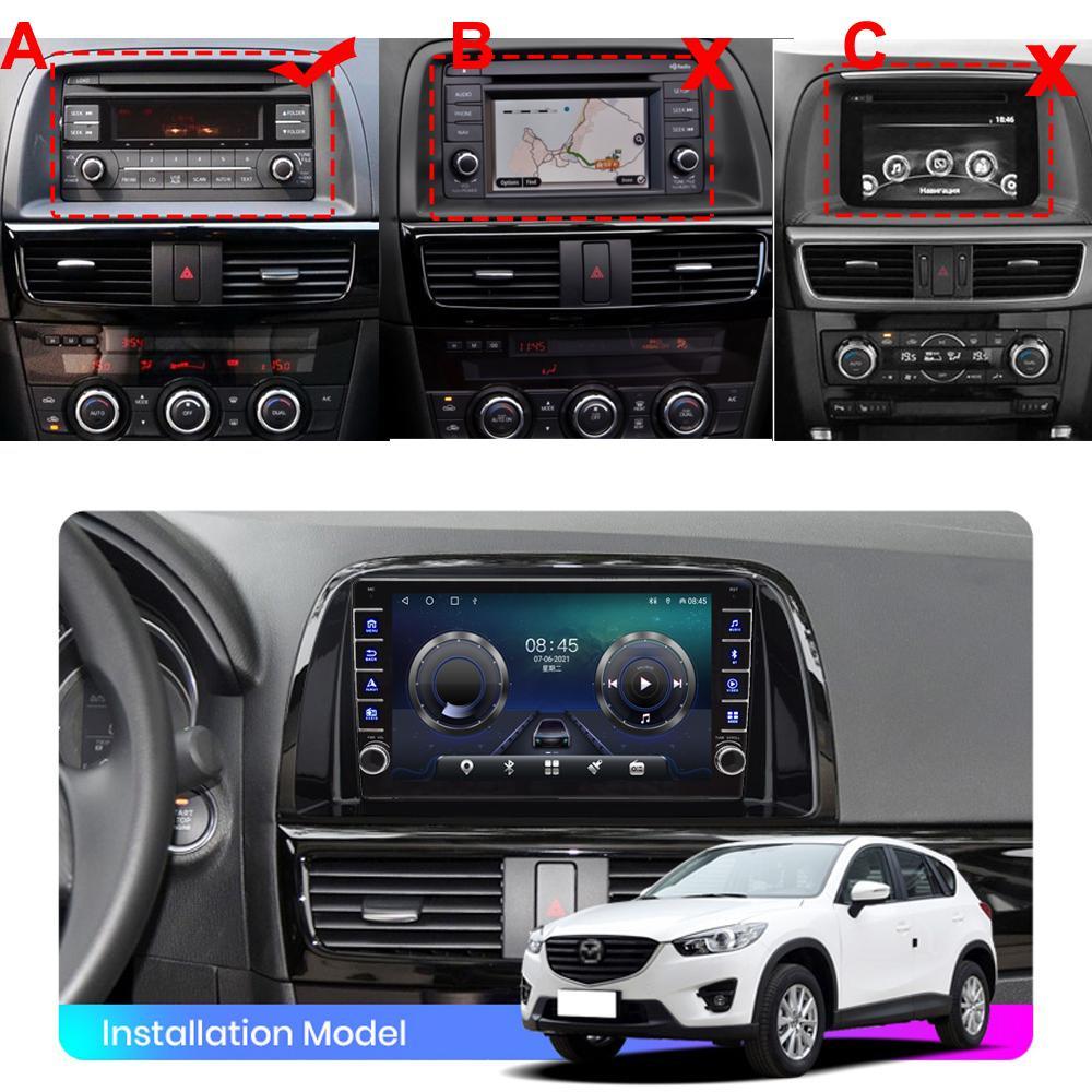 2 Din Android Car Radio Multimedia Video Player for Mazda CX5 2012-2015 With Button Knob Carplay WiFi BT 2+32GB