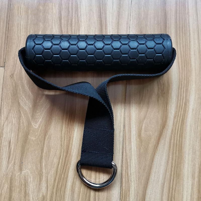 גומיות התנגדות לאימון רב-תכליתי ידיות אחיזה מונעת החלקה רצועת ניילון חזקה אחיזת פיטנס ידית משיכה אביזרי גנטרי