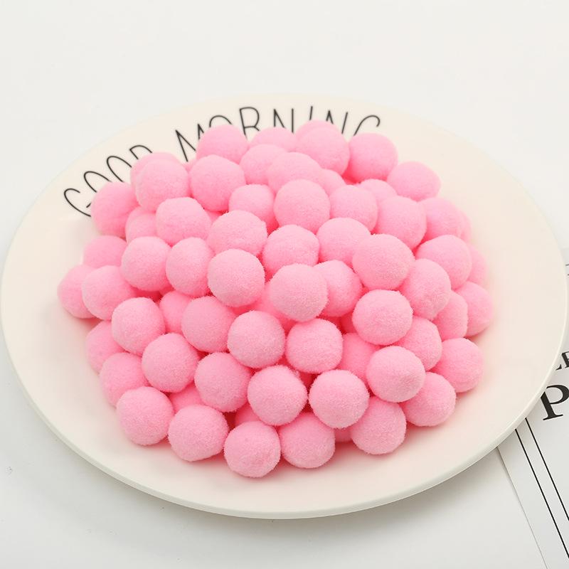 In Stock: High Elasticity Fluffy Polyester Hairball for DIY Handmade Clothing Accessories