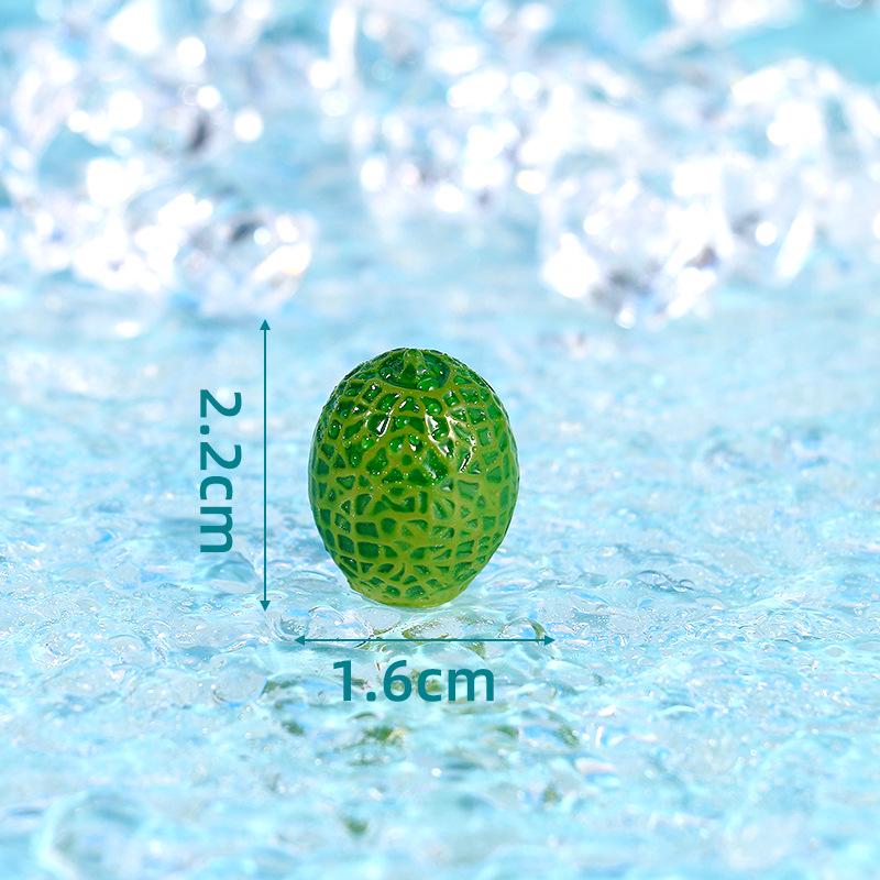 Luminous Miniature Fruit Toys: Edible DIY Micro-Landscape Decorations & Unboxing Blind Box Accessories