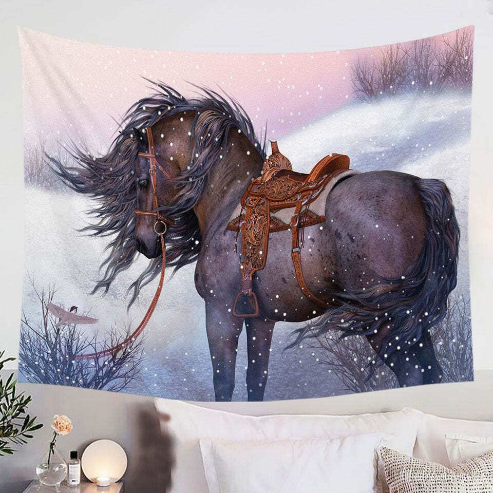 Tapestry horse art honorary horse in 75x100