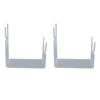 2pcs Acrylic Shofar Stand Clear Transparent Shofar Stand Sturdy Shofar Holder for Home Office Decor