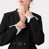 Unisex Striped Detachable Shirt Fake Cuff Sleeves Men And Women Decorative Fake Hand Sleeves Black Blue White False Wrist Cuffs