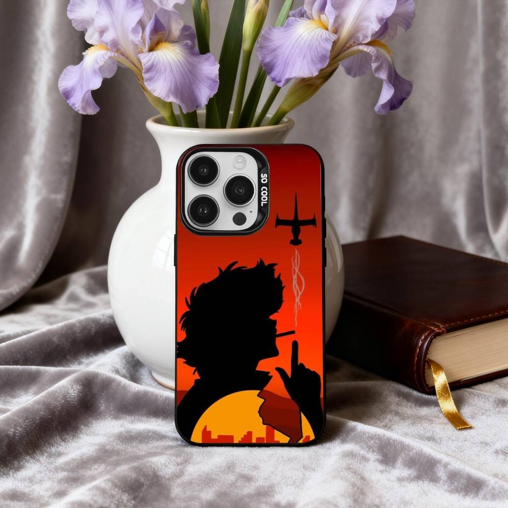 A-Anime C-Cowboy-Y B-Bebop-P Phone Case For iPhone17,16,15,14,13,12,11 Plus,Pro Max Candy Silver Plated Inside Cover
