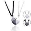 Minimalistisches Partner-Freundschafts-Liebesherz-Anhänger-Halskette Magnetische Distanz-Paar-Halsketten Schmuck Jubiläumsgeschenk
