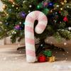Decorative Candy Cane Throw Pillows Christmas Pillow Lollipop Shaped Comfortable Home Decoration For Chair Sofa Bedroom Living