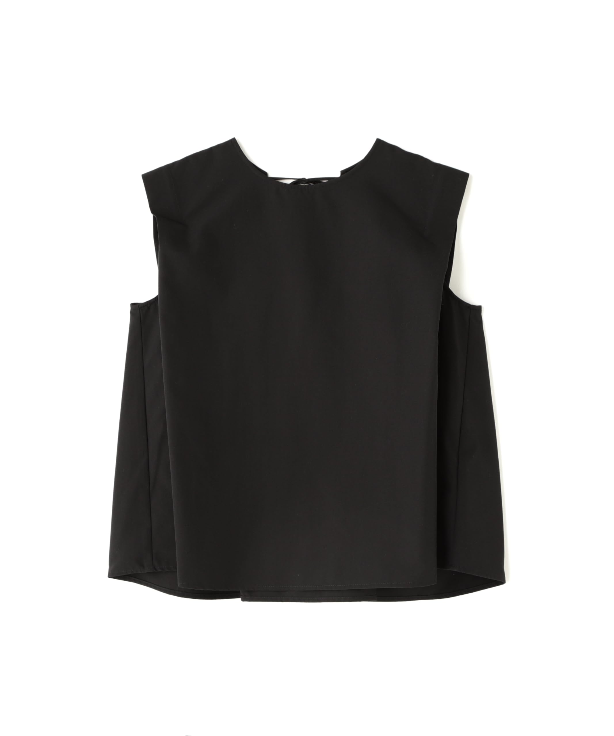 

Блузка Natural Beauty Basic без спинки А-силуэта черная, женская, чёрный