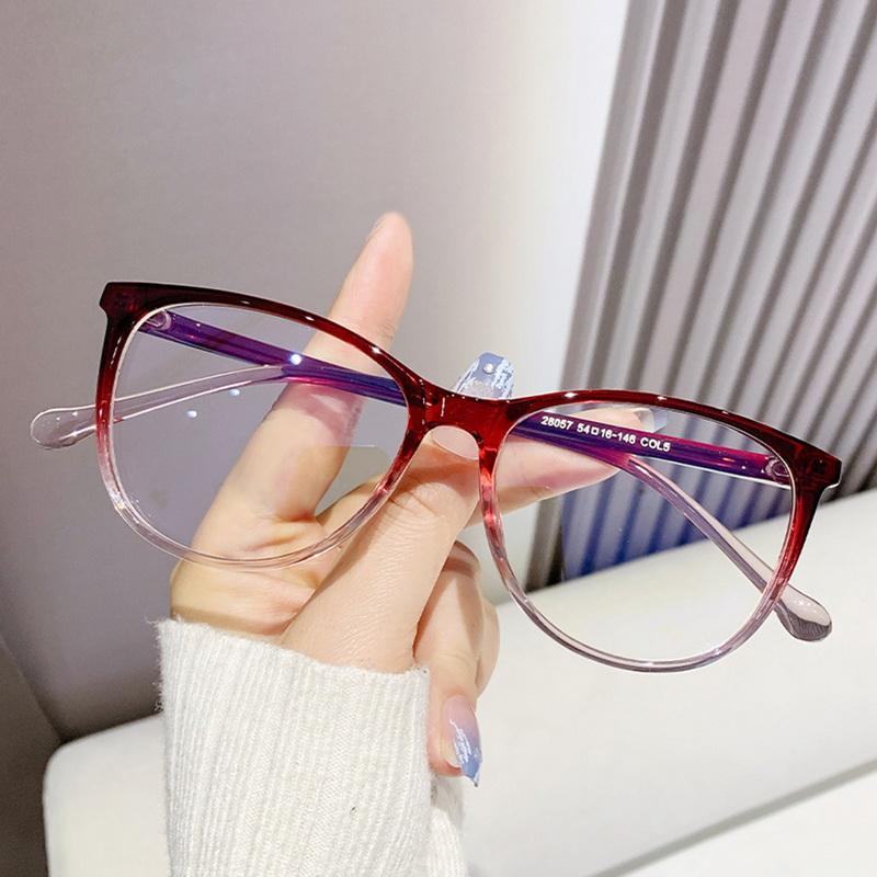 

Корейские модные очки с защитой от синего света, квадратная синяя градиентная оправа, винтажный простой дизайн, мужские и женские очки для защиты глаз Anti Blue Light