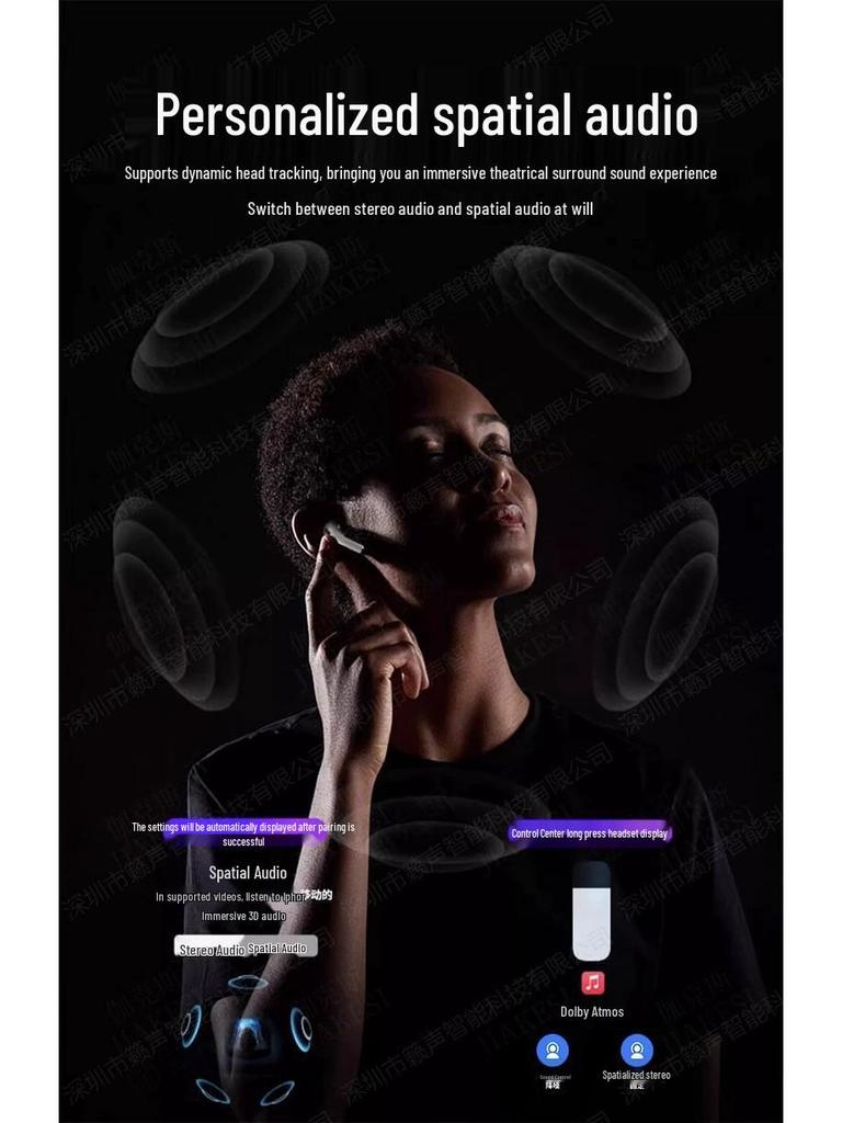 Huaqiangbei 2025 Noise-Cancelling Wireless Bluetooth Headphones for Apple & Android, Long Battery Life
