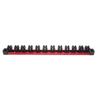Magnetic Screw Driver Organizer 12 Slots Aluminum Rail Wrench Tool Holder for Hardware Display