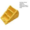 Remote Control Holder with 3 Compartments 3D-Printed Cheese-Shaped Desk Organizer for Table Nightstand Home Office