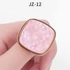 1 Pz Nuova Tavolozza per Nail Art in Pietra di Resina Anello da Dito Punte per Unghie Finte Disegno Miscelazione Colori Espositore Strumento per Manicure Fai da Te Smalto Gel