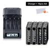 PALO 1.2V NI-MH AA 3000mah Rechargeable battery AA NIMH 2A  Batteries With 4 Slots LCD USB charger for 1.2V/1.5V AA AAA Battery