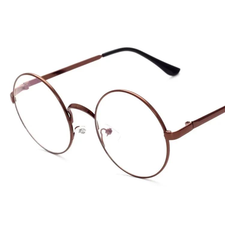 Cosplay Anime Frame Round Metal Flat Retro Art Glasses Adult Children Gift Clothing Props Men Women Dress Up De Grau