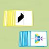 Children'S Tangram Building Block Mirror Puzzle Kindergarten Early Education Puzzle Geometric Shape Cognition Wooden Toy