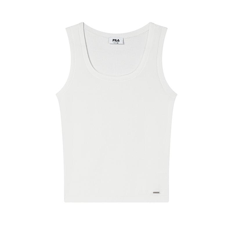 

New FILA EMERALD Tank Top Women s Chuxue White WT F11W534408F-WT 165/84A/M
