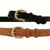 Versatile Suede Leather Belt Pin Buckle Wide Waistband Women Waist Belt  Coat Skirt Decoration