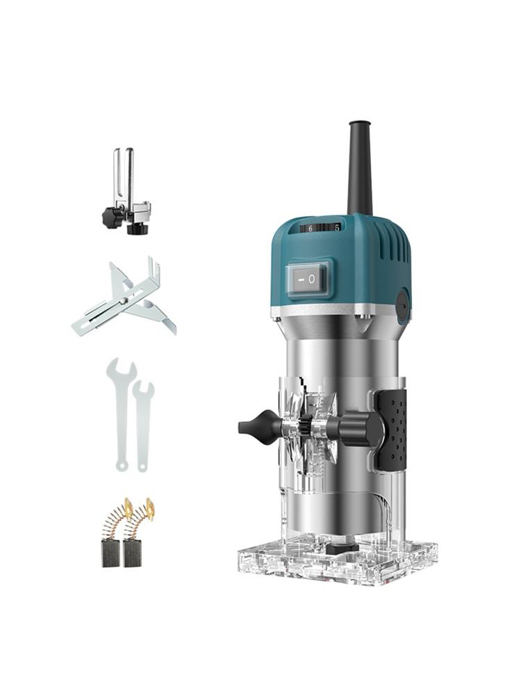 Electric Wood Router Electric Trimmer 800W Brushed Engraving Slotting Trimming Machine Electric Woodworking Carving Power Tools