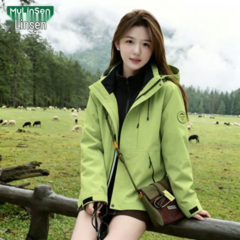 MULINSEN Women's Hooded Outdoor Windbreaker Jacket
