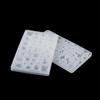 1Pcs Mirror Jewelry Crystal Epoxy Resin Mold Love Geometry Moon Variety Gemstone Pendant Mold for DIY Resin Pendants Crafts