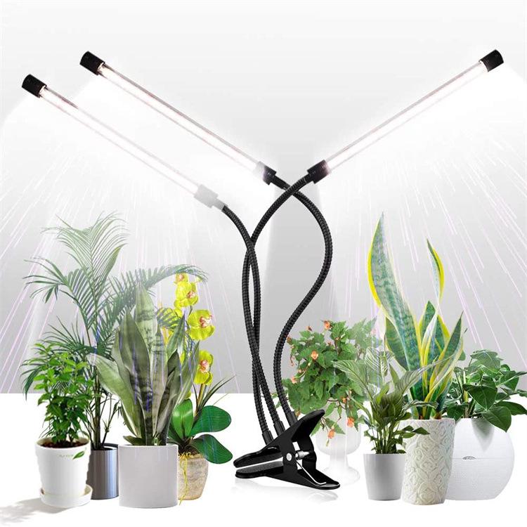 80 LED Indoor Plant Grow Lights with Timer, Dimmable Full Spectrum for Seedlings & Succulents
