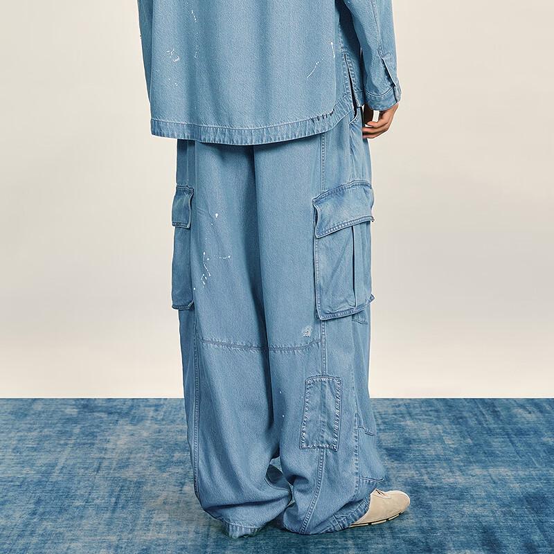 CROQUIS Men's 2025 Autumn Loose Straight-Leg Jeans