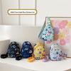 2026 Trendy Graffiti Car Chest Bag: Cute, Large-Capacity Snack & Backpack for Girls
