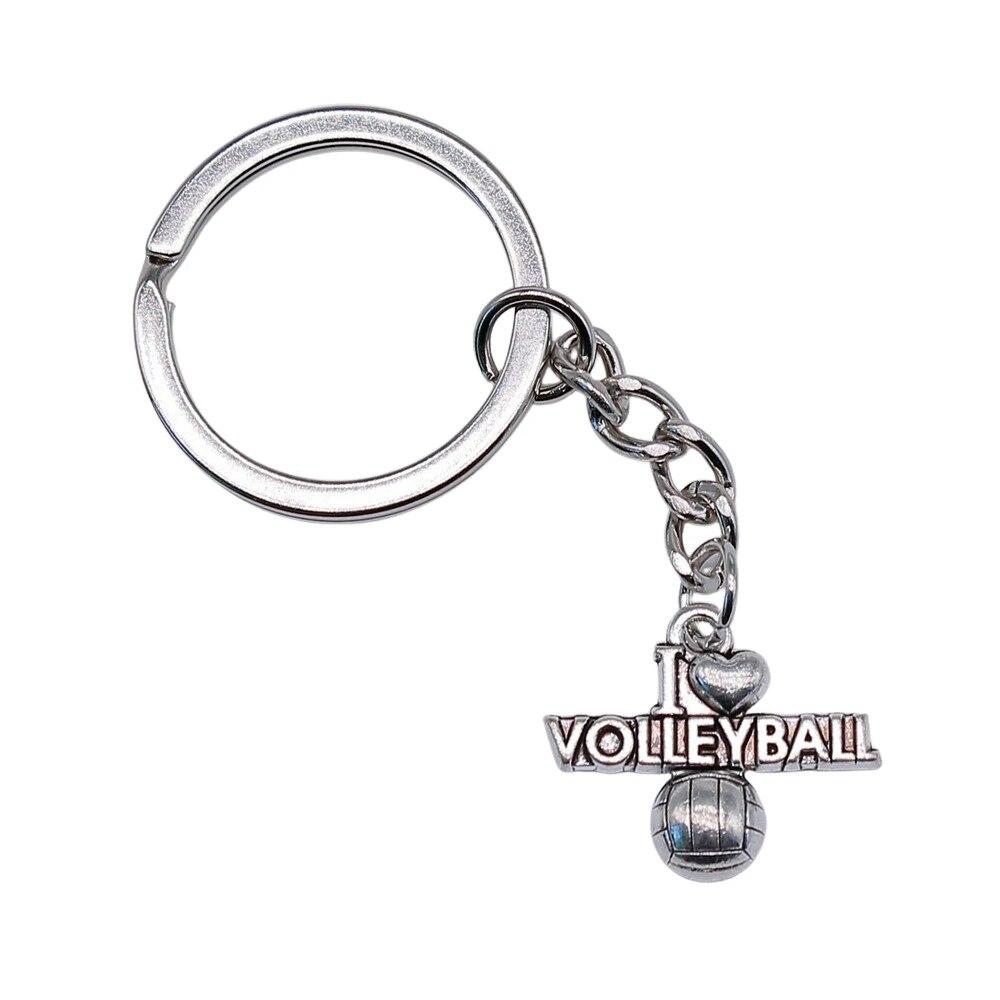 I Love Tags Keychains Decoration Popular Vintage Jewelry Ring Size 28Mm