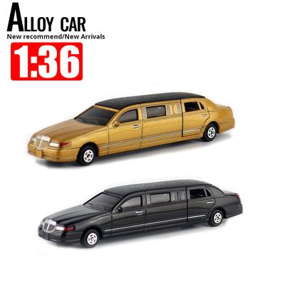1/36 Scale Lincoln Extended Alloy Car Model Children's Toy Car Model Simulation Stretch Lincoln Limousine Car Collection Toy Children's Gift