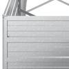 Garden Raised Bed 320 x 40 x 45 cm Galvanized Steel Silver