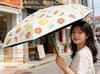 Lightweight Folding Parasol for Suitable for Both Sunny and Rainy UV Heat UV Comes with Storage Stylish Fruit Compact Highly Easy to Carry Women,